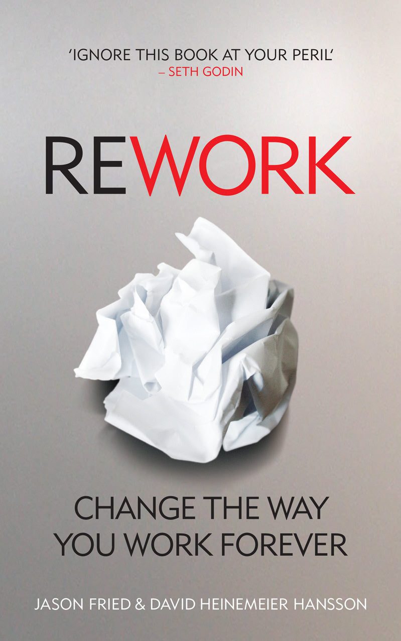 Rework book" jason fried read in English 