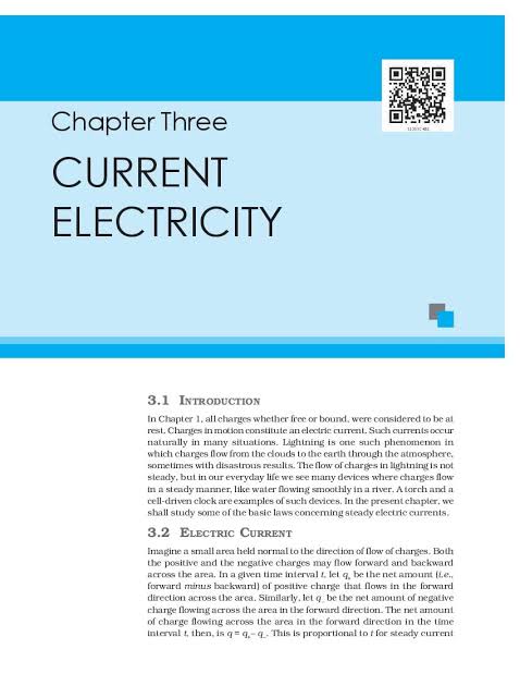 Class 12 Physics Chapter 3 Current Electricity
